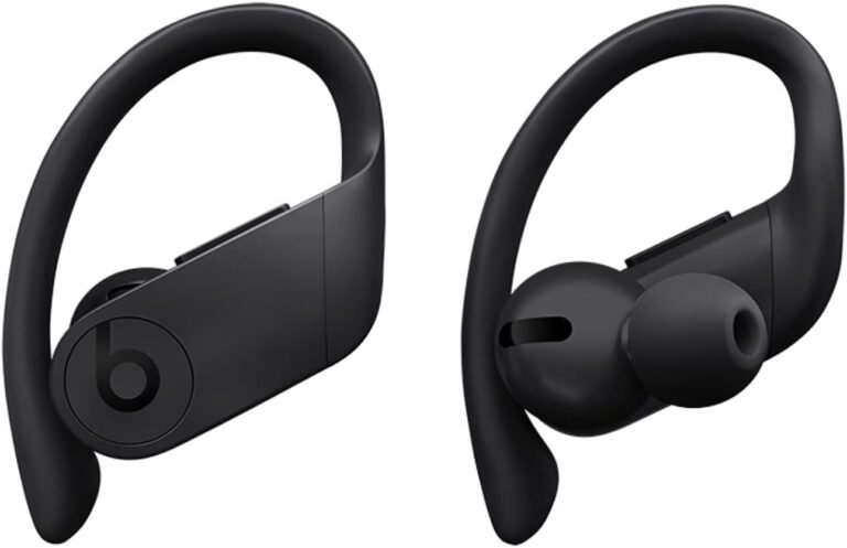 Beats Powerbeats Pro totally wireless earphones in black with secure-fit hooks, sweat resistance, and high-performance sound for workouts and daily use