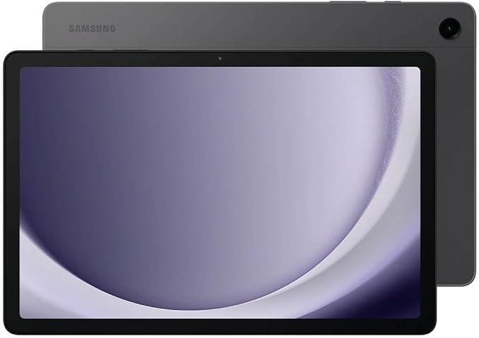 Samsung Galaxy Tab A9 tablet in graphite with 8.7-inch display and Wi‑Fi connectivity
