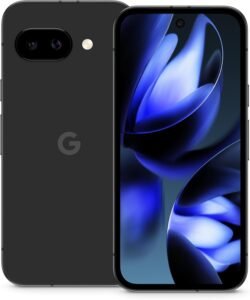 Google Pixel 9a unlocked smartphone with 128GB storage and high-resolution camera